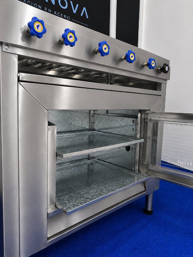 Cocina con horno 5 quemadores mixta thumbnail 4