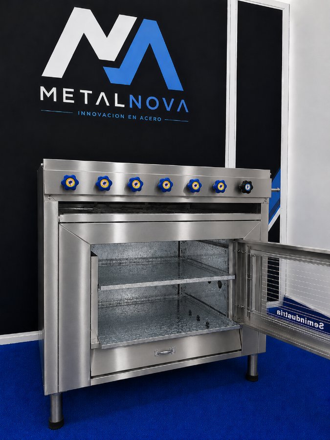 Cocina con horno 6 quemadores mixta thumbnail 3