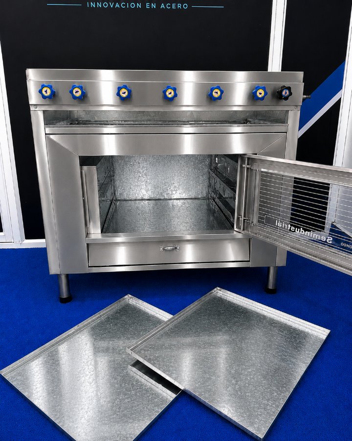Cocina con horno 6 quemadores mixta thumbnail 4