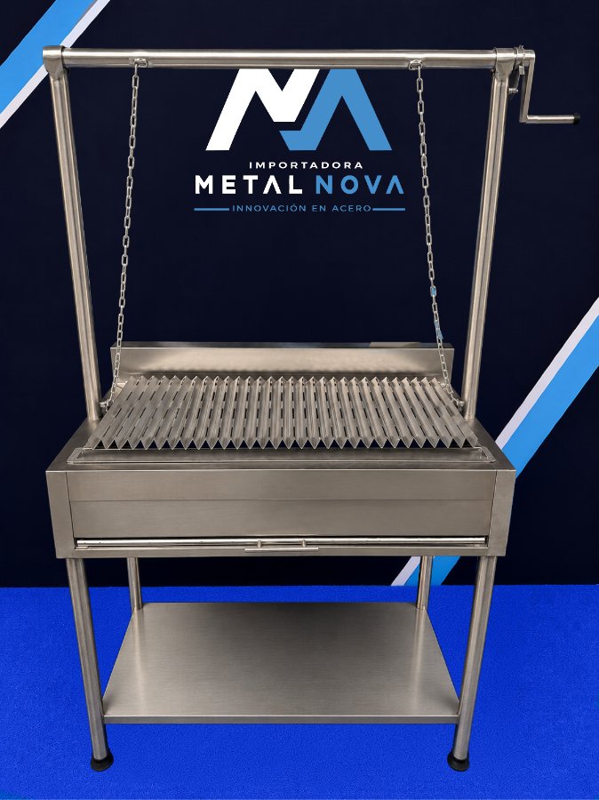 Asador Grill a Carbón con sistema de nivelación