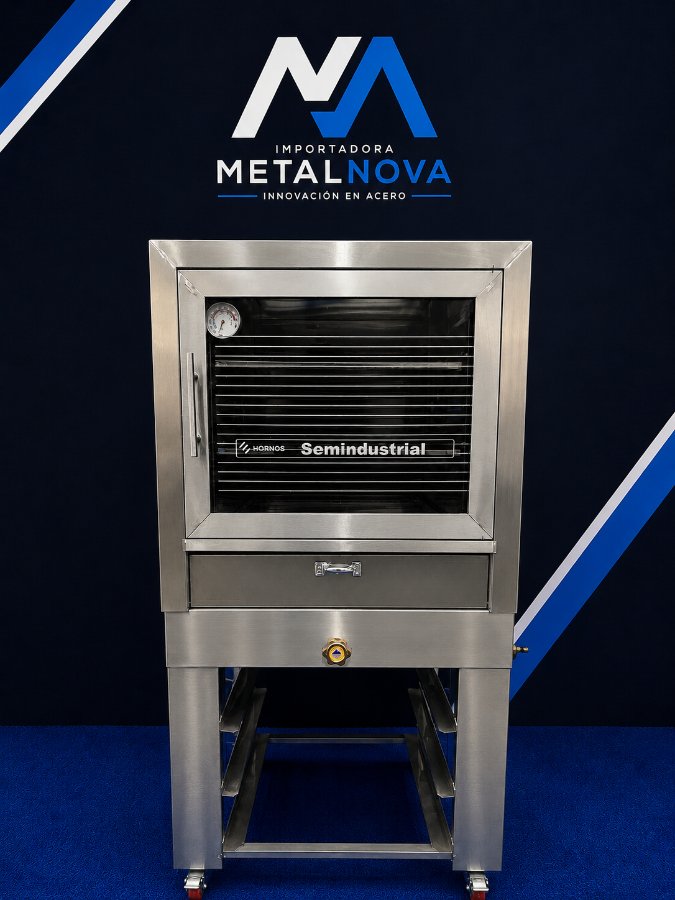 Horno 3 bandejas gradillero FULL ACERO