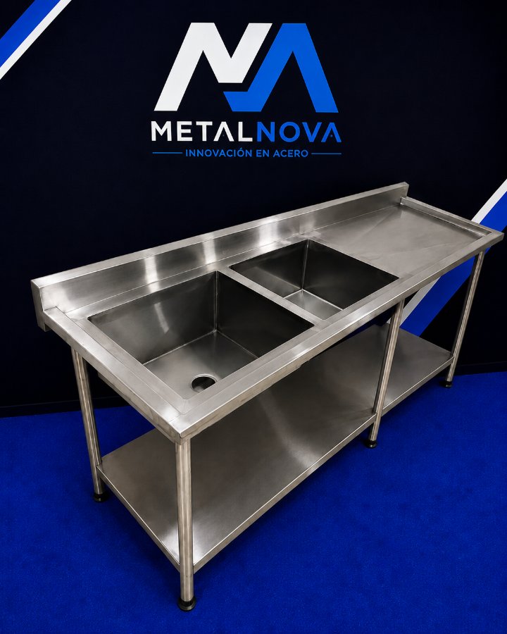 Lavabo de 2 pozos thumbnail 2