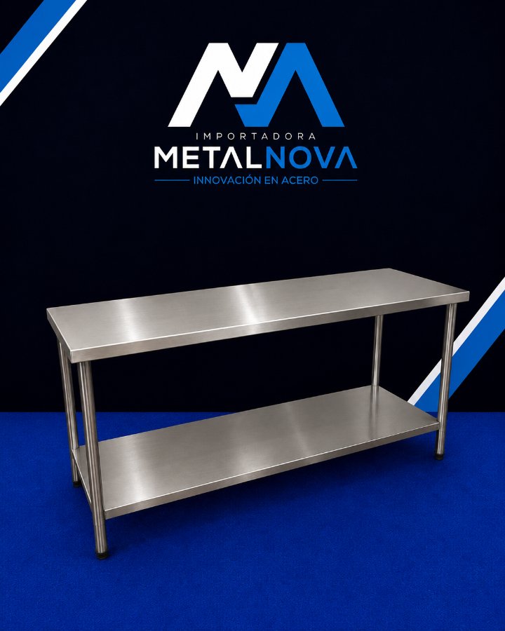 Mesa de trabajo en acero inoxidable