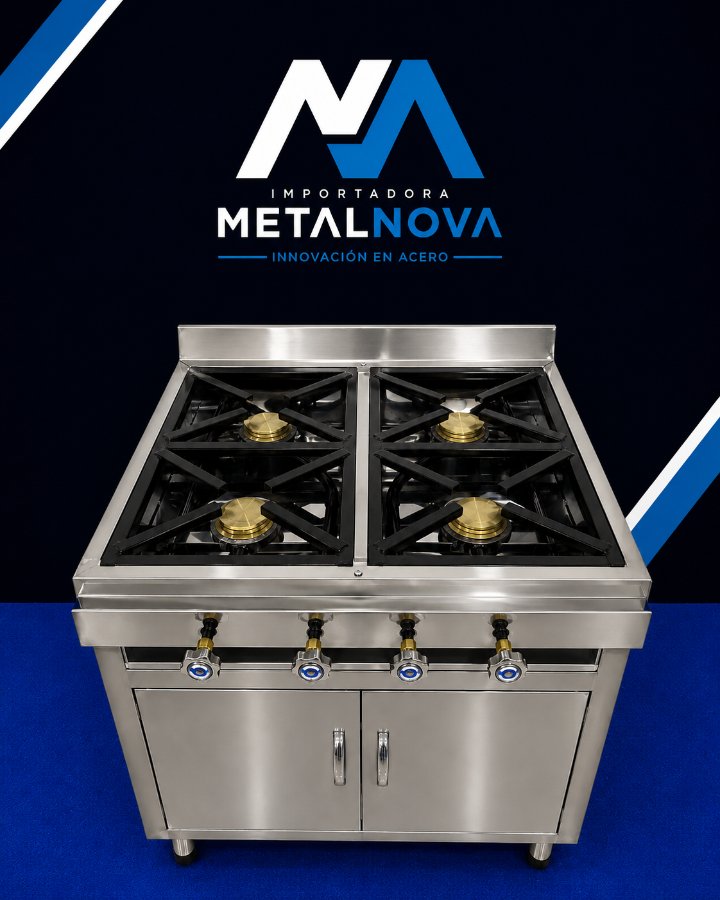 Cocina 4 quemadores cerrada
